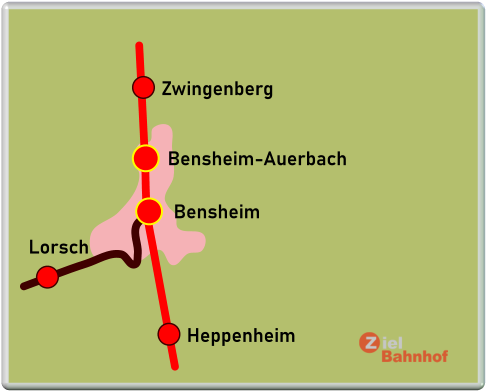 Bensheim Bensheim-Auerbach Heppenheim Zwingenberg Lorsch
